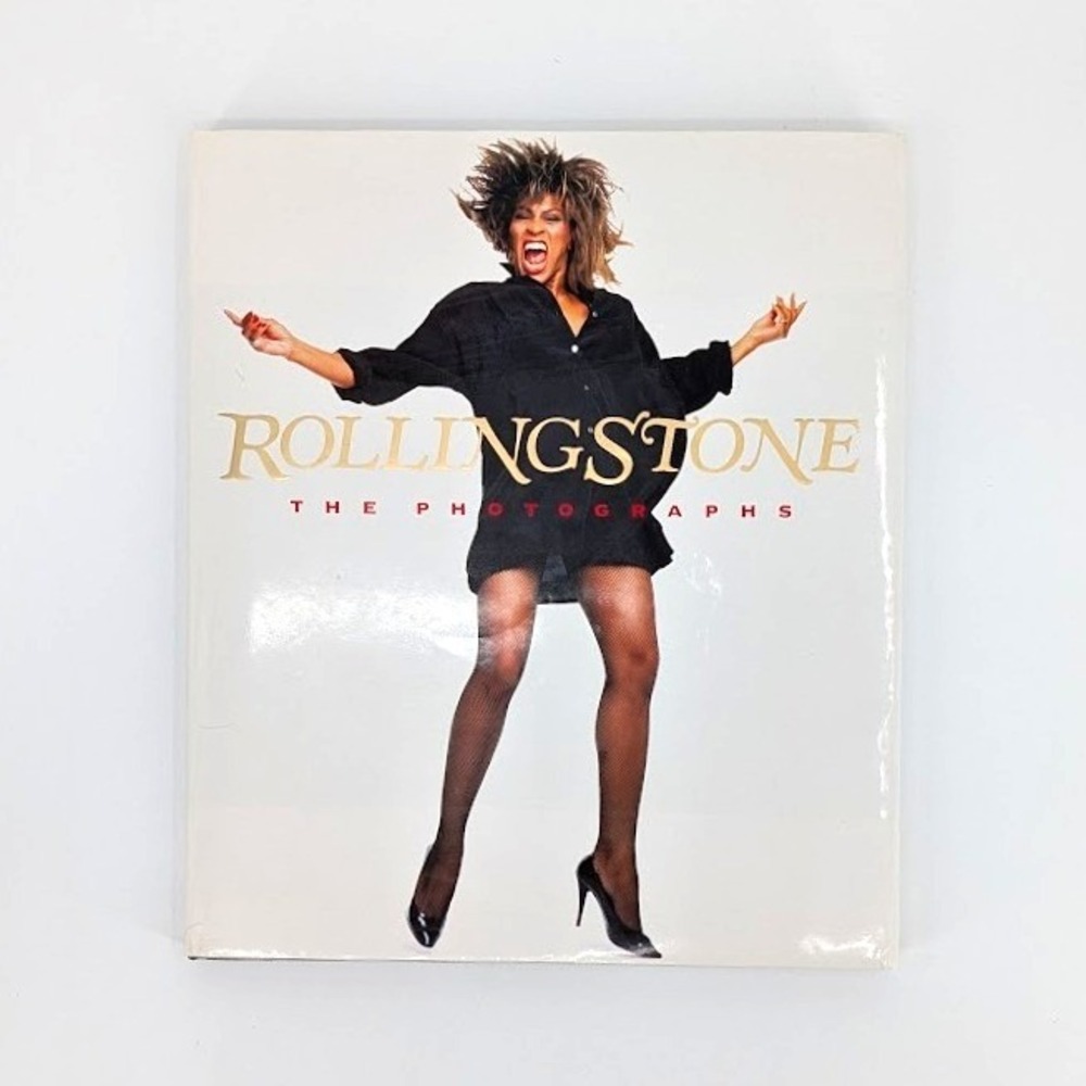 Rolling Stone The Photographs 1989 First Edition Music Coffee Book Hardcover